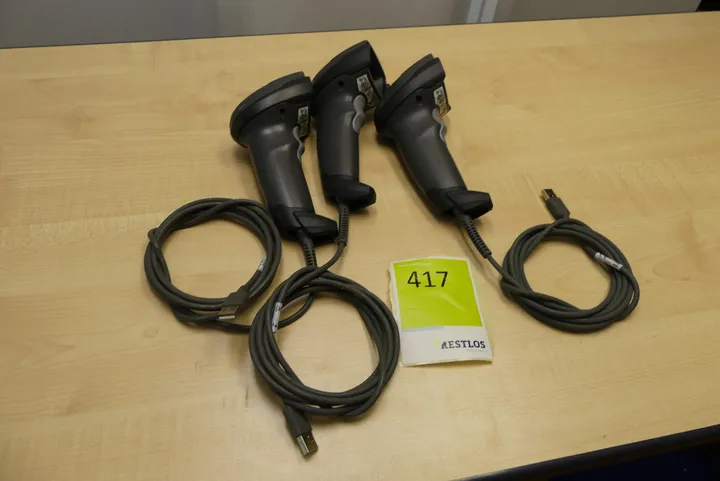 3x Zebra -Scanner